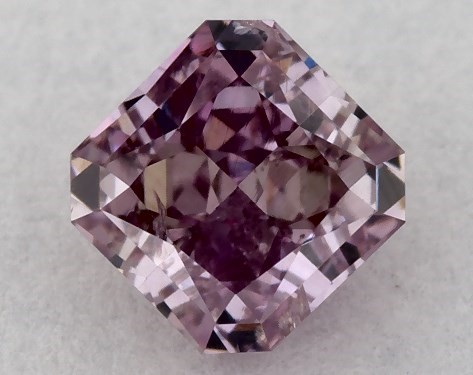  0.30 Carat Purple I1  square radiant diamond